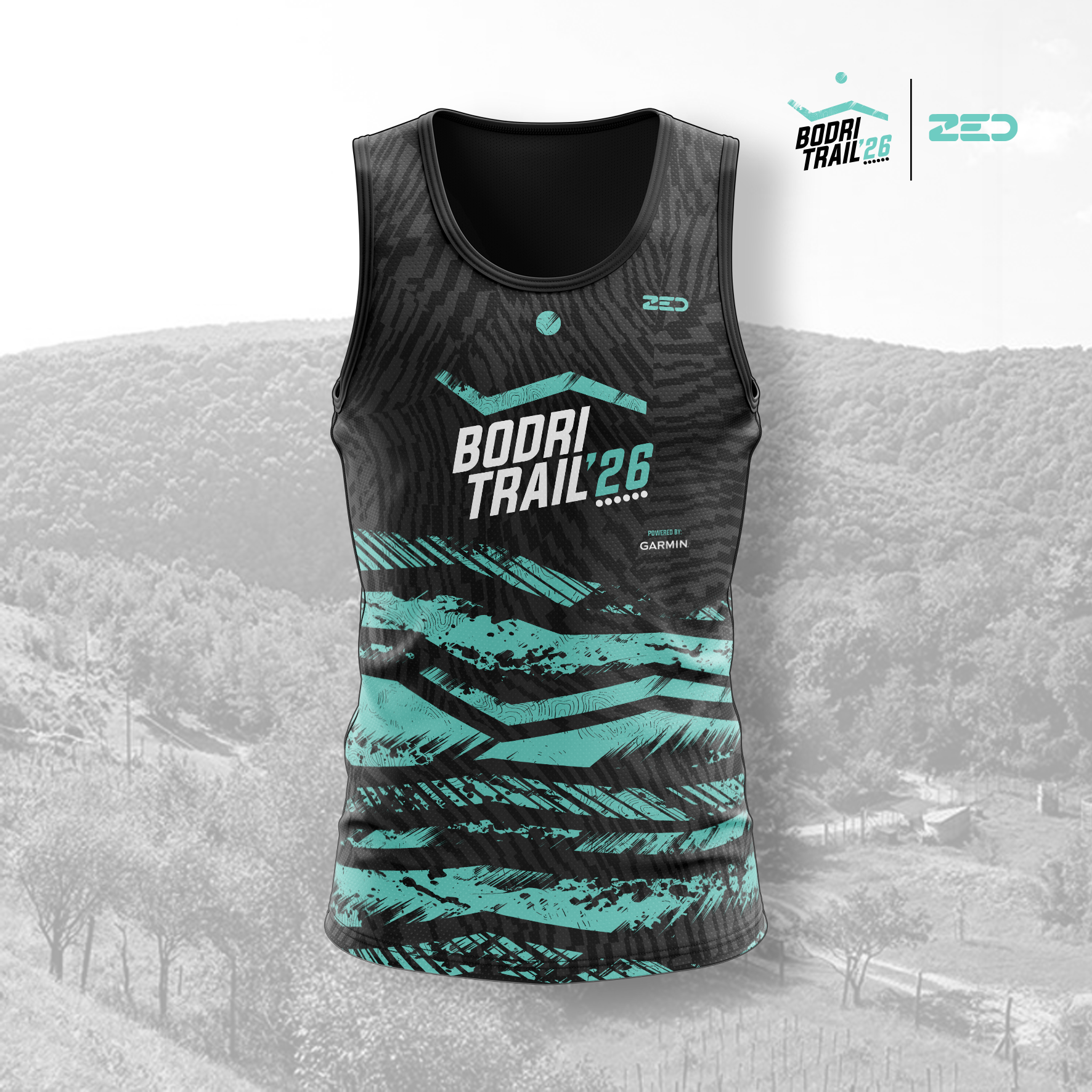 Bodri Trail ujjatlan _fekete_férfi