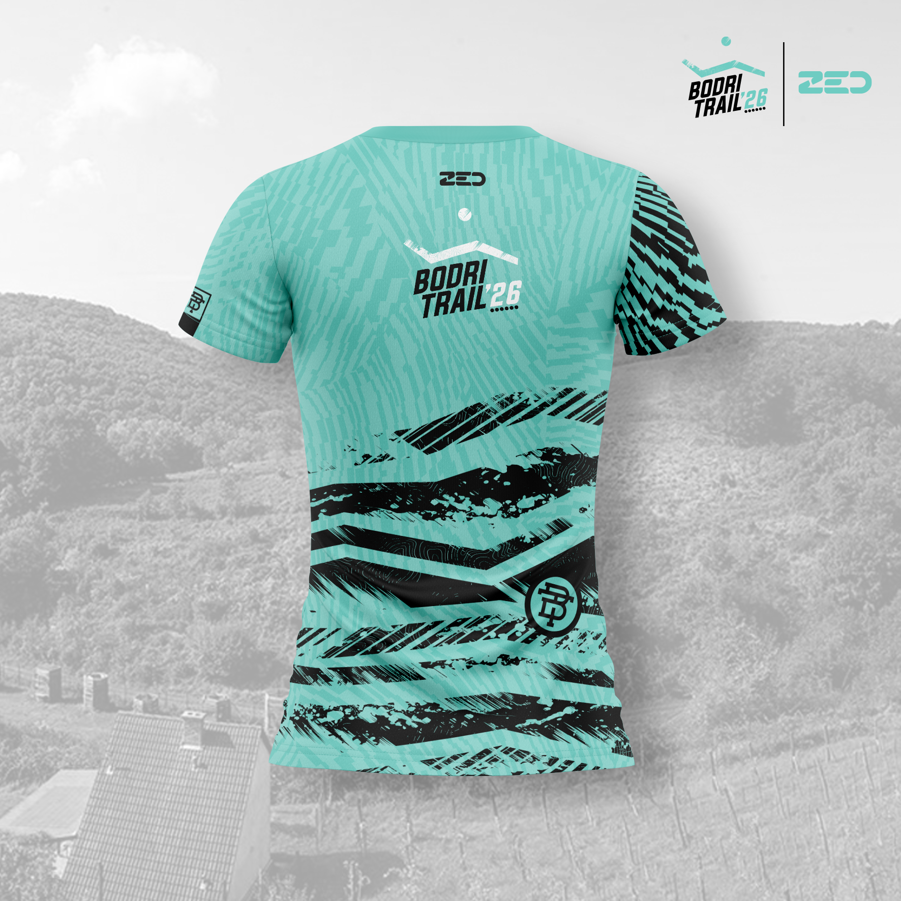 Bodri Trail rövid ujjú _zöld_női - Image 2