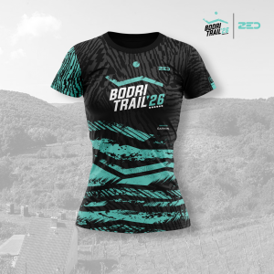 Bodri Trail rövid ujjú _fekete_női