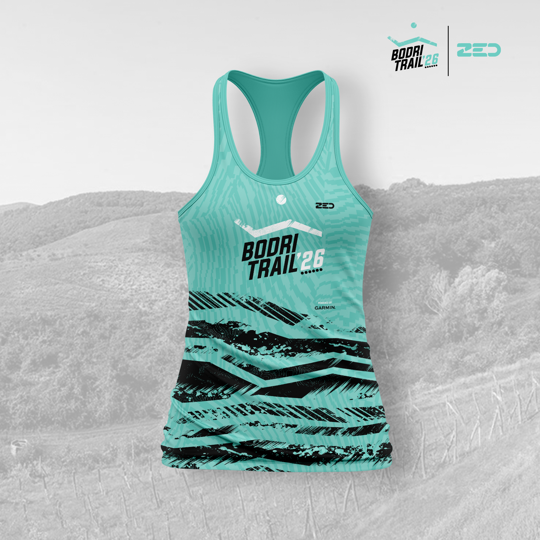 Bodri Trail ujjatlan _zöld_női